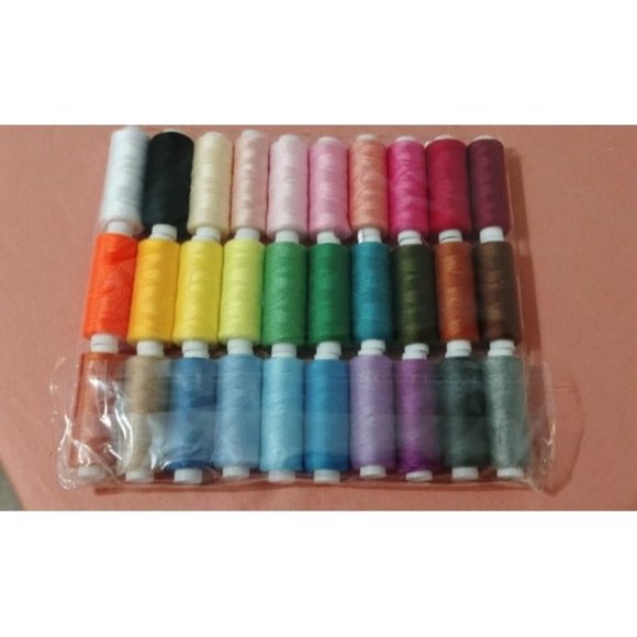 Sewing Threads Kits, 30 Colors Polyester 250 Yards Per Spools for Hand Sewing - Picture 1 of 1